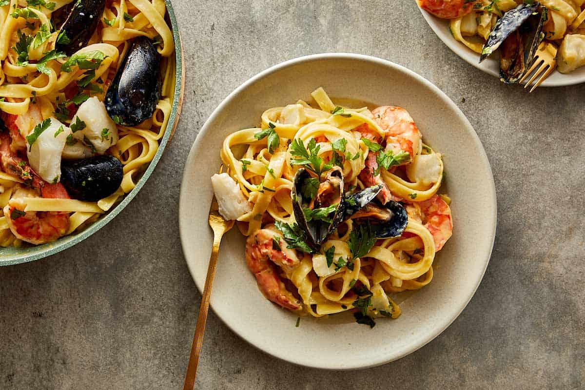 Creamy Seafood Carbonara: The No-Cream Secret to a Glossy Finish